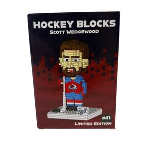 Hockey Blocks Scott Wedgewood Limited Edition #41 Colorado Avalanche Collectible